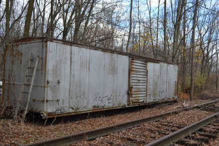Boxcar in the Woods