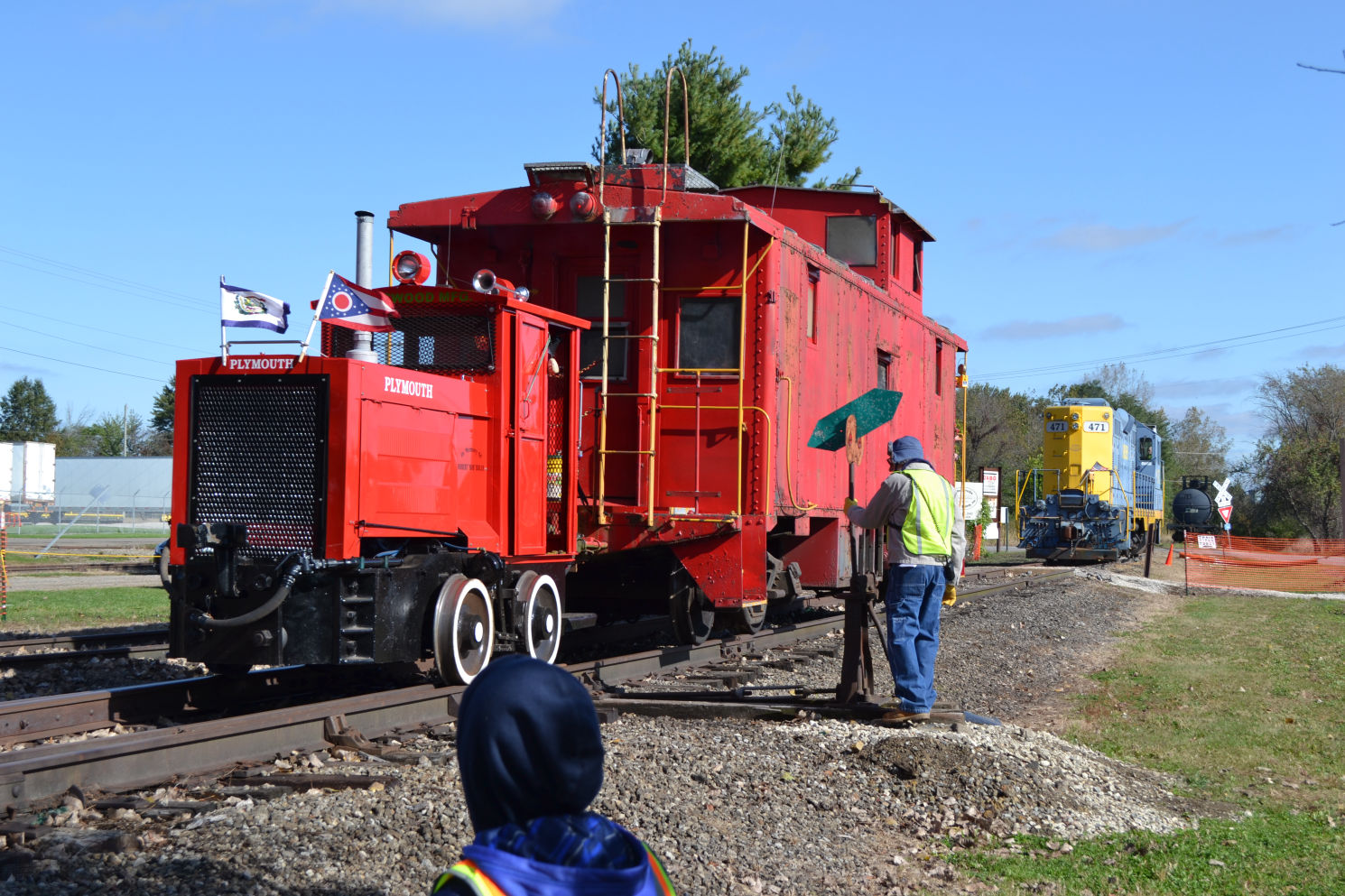 The Little Red Engine and cabboose #330