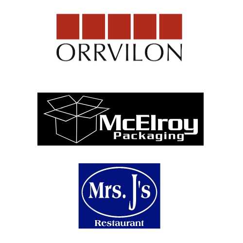 Orrvilon, McElroy Packaging, Mrs. J's Restaurant