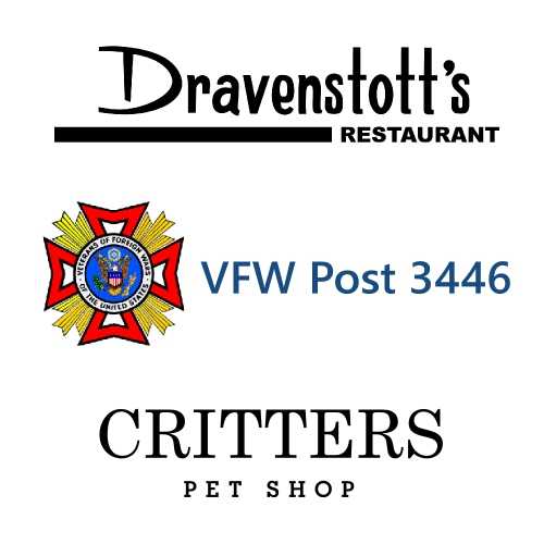 Dravenstott's Restaurant, Orrville VFW, Critters Pet Shop