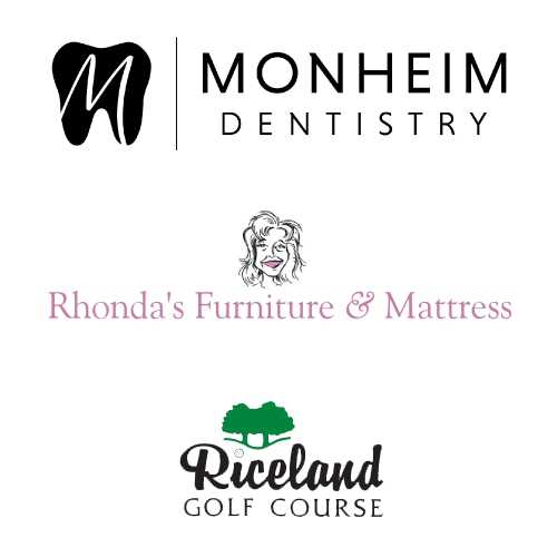 Monheim Dentistry, Rhonda's Furniture and Mattress, Riceland Golf Course